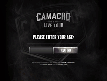 Tablet Screenshot of camachocigars.com